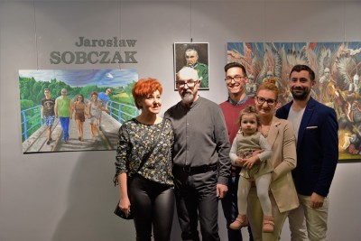 Wernisaż wystawy malarstwa  Jarosława Sobczaka