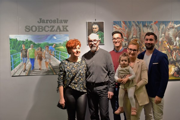 Wernisaż wystawy malarstwa  Jarosława Sobczaka
